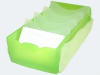 HAN 998-603, HAN CROCO 998-603 Karteikasten Gr&uuml;n, Transluzent max. Anzahl der