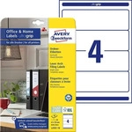 Avery-Zweckform L4761-10, Avery-Zweckform Ordner-Etiketten L4761-10 61 x 192mm Papier