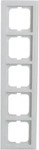Busch-Jaeger 2CKA001754A4441, Busch-Jaeger 5fach Rahmen Rahmen Wei&szlig; 2CKA001754A4441