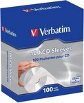 Verbatim 49976, Verbatim CD H&uuml;lle 49976 1 CD/DVD/Blu-Ray Wei&szlig; Papier 100St.