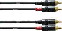 Cordial CFU 0,6 CC, Cordial CFU 0,6 CC Audio Adapterkabel [2x Cinch-Stecker - 2x