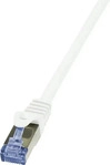 LogiLink CQ3011S, LogiLink CQ3011S RJ45 Patchkabel CAT 6a S/FTP 0.25 m Wei&szlig;