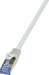 LogiLink CQ4042S, LogiLink CQ4042S RJ45 Patchkabel CAT 6a S/FTP 1.50 m Grau