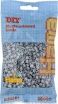 Vedes 207-17, Vedes HAMA Perlen, grau, 1.000 St&uuml;ck 207-17