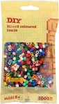 Vedes 207-67, Vedes HAMA B&uuml;gelperlen Midi - Vollton Mix 1000 Perlen (22 Farben)