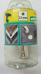 Wolfcraft 5922000, Wolfcraft 5922000 Lochs&auml;ge 22mm diamantbeschichtet 1St.