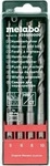 Metabo 625580000, Metabo 625580000 Hartmetall Hammerbohrer-Set 4teilig 5 mm, 6...