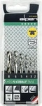 Alpen 100906100, Alpen 100906100 HSS-E Metall-Spiralbohrer-Set 6teilig Cobalt DIN