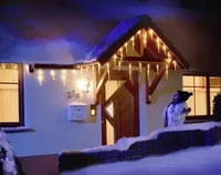 Konstsmide 2746-102, Konstsmide Lichtervorhang-Eiszapfen Au&szlig;en 24V 24 LED...