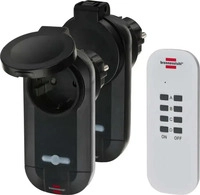 Brennenstuhl 1507030, Brennenstuhl RC CE1 0201 1507030 Funk Steckdosen-Set 3teilig