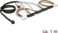Delock 83391, Delock Festplatten Anschlusskabel [1x Mini-SAS-Stecker (SFF-8643) - 4x