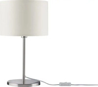 Paulmann 70923, Paulmann Tessa 70923 Tischlampe LED E14 40W Creme, Eisen (geb&uuml;rstet)