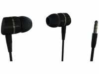 Vivanco 38901, Vivanco SOLIDSOUND BLACK In Ear Kopfhörer kabelgebunden Schwarz