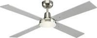 Lucci AIR 210334, Lucci AIR Quest Deckenventilator (&Oslash; x H) 122cm x 40cm Silber mit