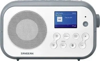 Sangean A500426, Sangean DPR-42BT White-Stone Blue Kofferradio DAB+, UKW...