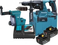 Makita DHR243RTJW, Makita SDS-Plus-Akku-Kombihammer 18V 5Ah inkl. Ladeger&auml;t