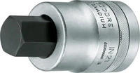 Gedore 6181440, Steckschl&uuml;sseleinsatz IN 21 1 Zoll Innen-6-kant SW 24mm L.90mm