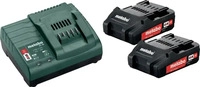 Metabo 685161000, Metabo 685161000 Basic-Set 2 x 2.0 Ah Werkzeug-Akku 18 V 2.0 Ah