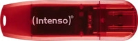 Intenso 3502491, Intenso Rainbow Line USB-Stick 128GB Rot (transparent) 3502491 USB-A
