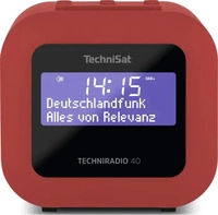 TechniSat 0002/2940, TechniSat TECHNIRADIO 40, rot Taschenradio DAB+, UKW