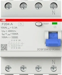 ABB 2CSF204101R3900, ABB 2CSF204101R3900 F204 A-100/0,3 FI-Schutzschalter A 4polig