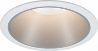 Paulmann 93409, Paulmann 93409 Cole Coin Einbauleuchte LED 6W Wei&szlig;, Silber