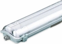 V-TAC 6399, V-TAC LED-Feuchtraum-Wannenleuchte VT-12023 (6399), 2x 18 W, 6500K,