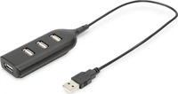 Digitus AB-50001-1, Digitus AB-50001-1 USB-Hub 4 Port USB-A USB 2.0 480 MBit/s