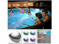Intex 28698, Intex 28698 Magnet LED Pool-Licht 220V, 4 Farben im Wechsel, passend
