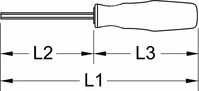 KS Tools 963.1068, KS Tools Innen-Sechskantschraubendreher