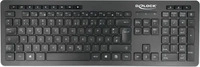 Delock 12004, Delock 12004 Kabellos Tastatur Deutsch, QWERTZ Schwarz USB-Anschluss