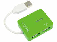 LogiLink UA0138, LogiLink UA0138 4 Port USB 2.0-Hub Grün