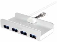 LogiLink UA0300, LogiLink UA0300 4 Port USB 3.2 Gen 1-Hub (USB 3.0) Silber