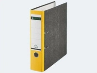 Leitz 10805015, Leitz Ordner 1080 DIN A4 R&uuml;ckenbreite: 80 mm Gelb Wolkenmarmor 2
