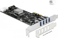 Delock 89365, Delock 89365 PCI-Express Karte USB-A (USB 3.2 Gen 1) PCIe