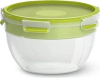 Emsa N1071300, Emsa Clip & Go Salatbox 2.6l Kunststoff mit Deckel, wasserdicht