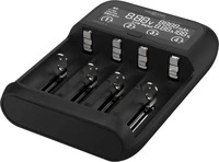 Ansmann 1001-0122, Ansmann Lithium 4 Rundzellen-Ladeger&auml;t LiFePO, LiIon, NiCd, NiMH