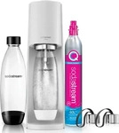 Sodastream Wassersprudler Sprudelmaschine Terra Megapack Qc White Wei&szlig; Set