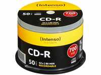 Intenso 1001125, Intenso 1001125 CD-R 80 Rohling 700 MB 50 St. Spindel