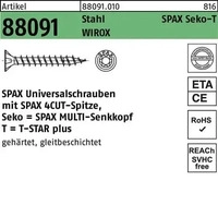 SPAX 1191010300203, SPAX 1191010300203 Holzschraube 3 mm 20 mm T-STAR plus Stahl