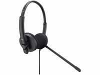 Dell DELL-WH1022, Dell Stereoheadset - WH1022 On Ear Headset Schwarz