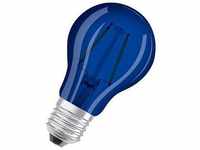 OSRAM 4058075434004 LED EEK G (A - G) E27 Glühlampenform 2.5W = 4W Blau (Ø x L)