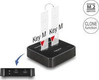 Delock 64178, Delock 64178 USB-C Festplatten-Dockingstation mit Clone-Funktion