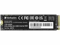 Verbatim 49375, Verbatim Vi3000 1TB Interne M.2 PCIe NVMe SSD 2280 PCIe NVMe 3.0 x4