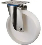 Lenkrolle D.80mm Trgf.100kg Platte L95xB80mm (Ausf&uuml;hrung: 150mm Trgf.300kg Platte