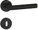 Dr&uuml;ckergarnitur 1802 Basic 02 in matt schwarz (Ausf&uuml;hrung: BB)
