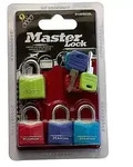 Vorhangschloss Master Lock 9120EURQCOLNOP farbig 4er Packung