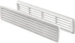 Badezimmerl&uuml;ftung HOJU 9020 &ndash; 457 x 92 mm, Kunststoff (Farbe: Buche)