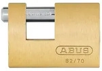 Blockschloss Abus 82/63 82/70 82/90 Hangschloss (Ausf&uuml;hrung: 82/70)