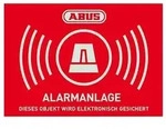 Aufkleber Alarmanlage